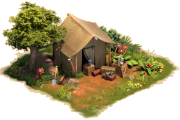 Campement de savane