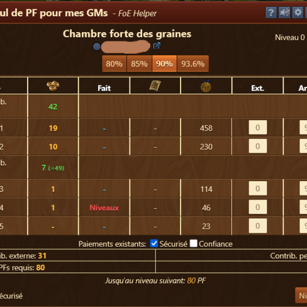 La chambre forte des graines