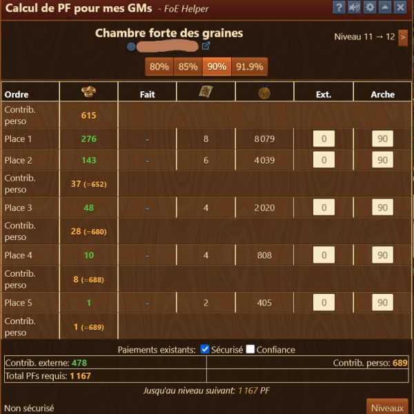 La chambre forte des graines