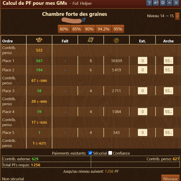 La chambre forte des graines