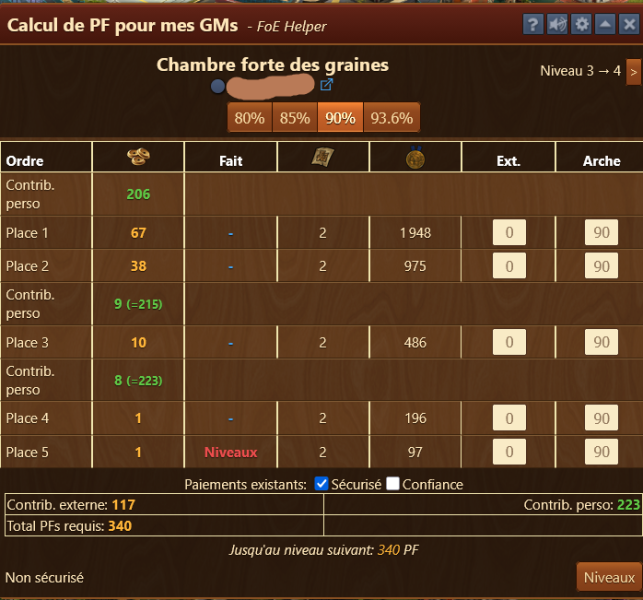 La chambre forte des graines