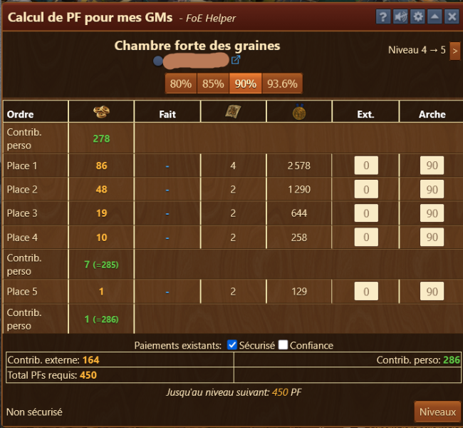 La chambre forte des graines