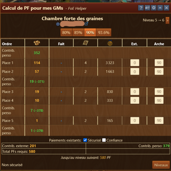 La chambre forte des graines