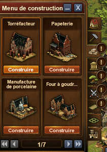 menu construction